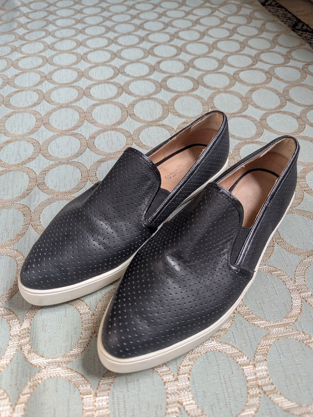 J Slides Leather Slip Ons